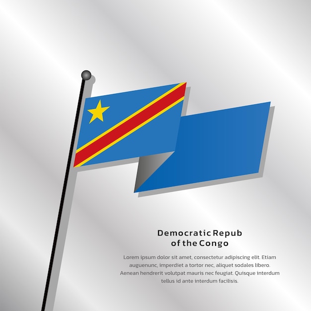 Democratic Republic of the Congo Flag