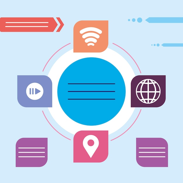 Demographic illustration design