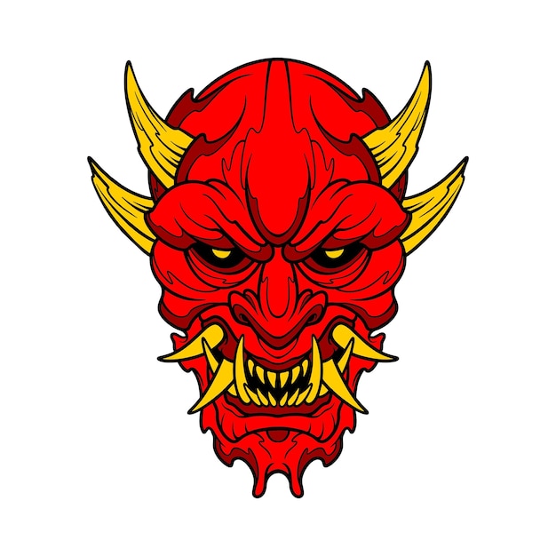 demon oni mask