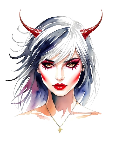 Demonic sexy female