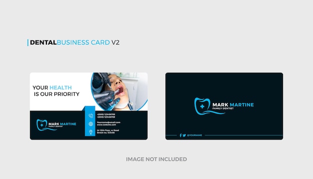 Dental Business Card Template v2