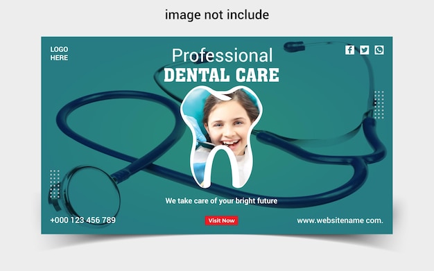 dental care instagram and facebook story template