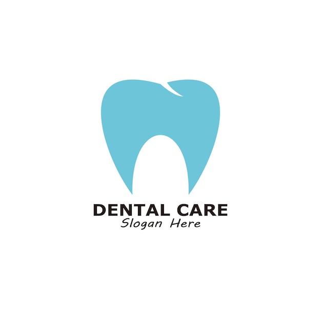 Dental care logo illustration vector symbol