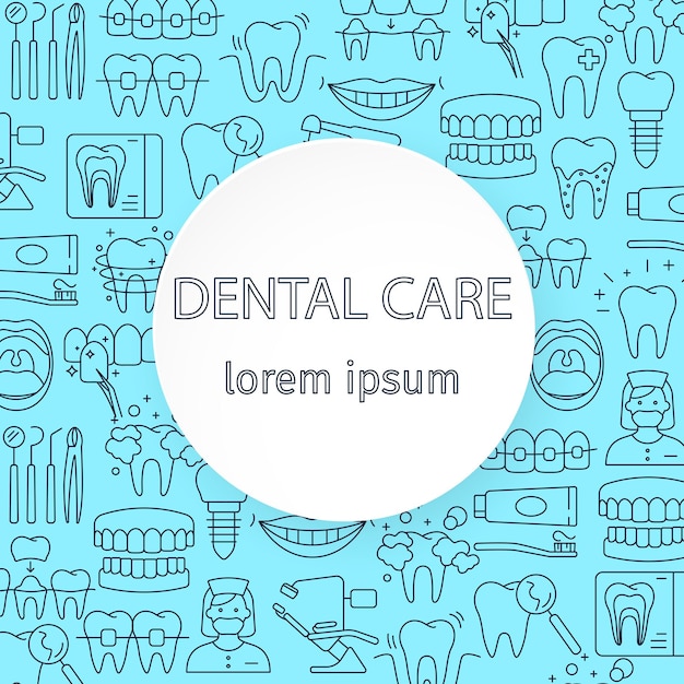 Dental care pattern