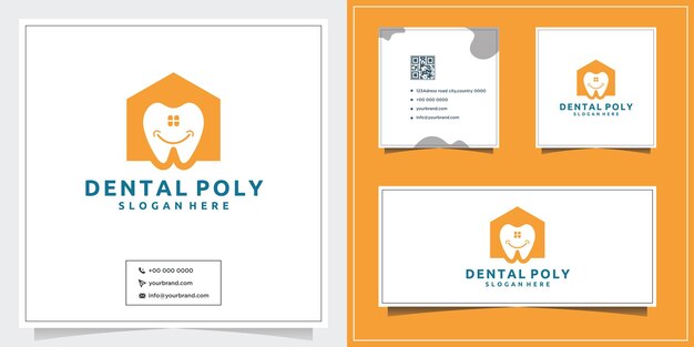 Vector dental clinic concept logo design