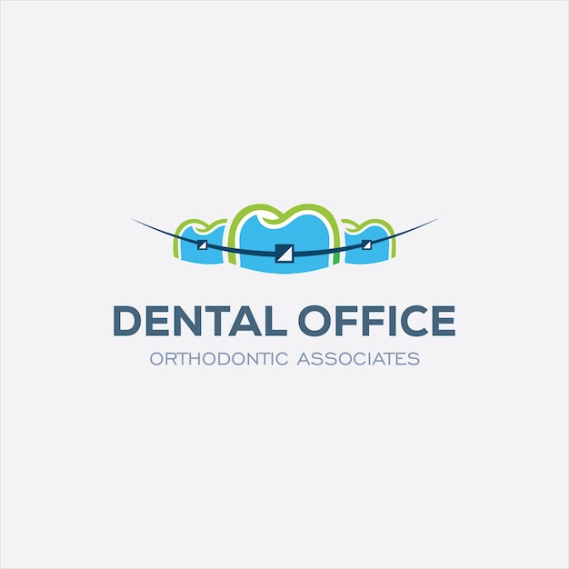 Vector dental clinic logo design dentist logo tooth abstract linear dentist stomatologyx9