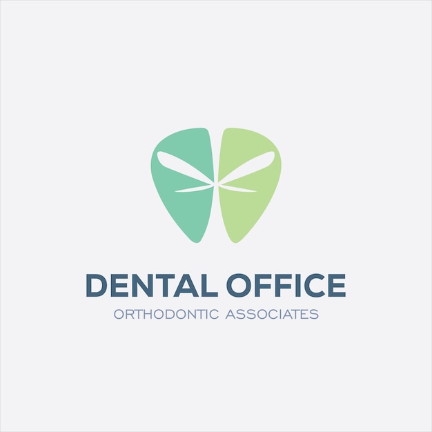 Vector dental clinic logo design dentist logo tooth abstract linear dentist stomatologyx9