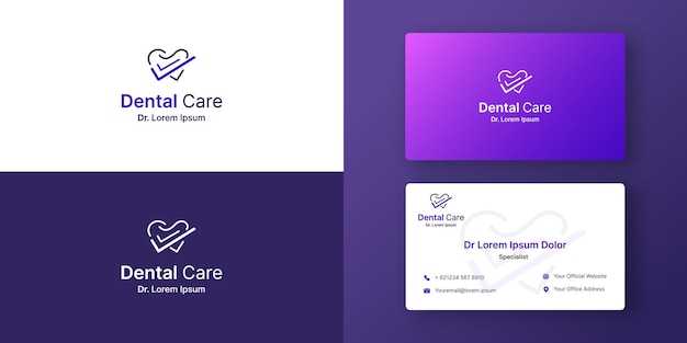 Dental clinic logo template