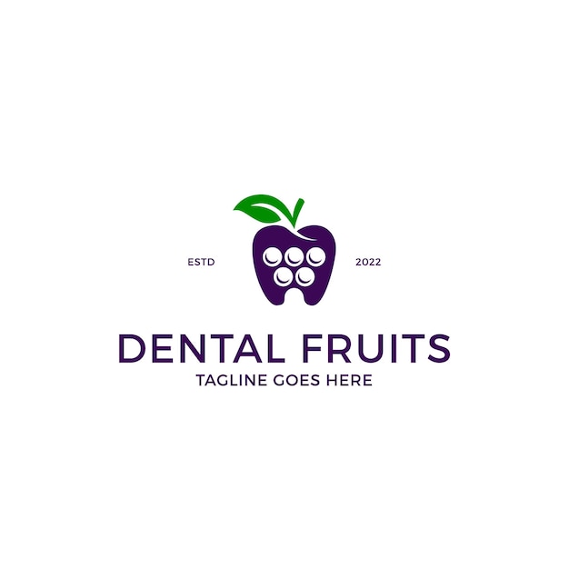 Dental fruit logo design inspiration