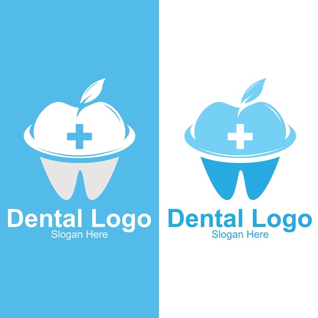 Dental Health Logo Vector Keeping And Caring For Teeth Design For Screen Printing CompanyStickersBackground