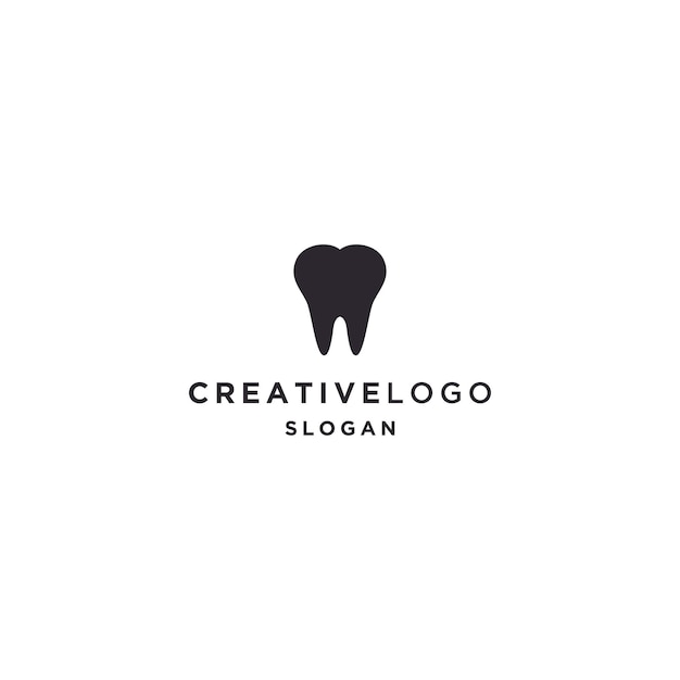 Dental logo icon design template vector illustration