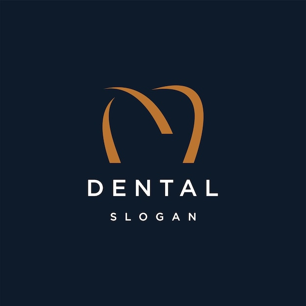 Dental logo icon design template