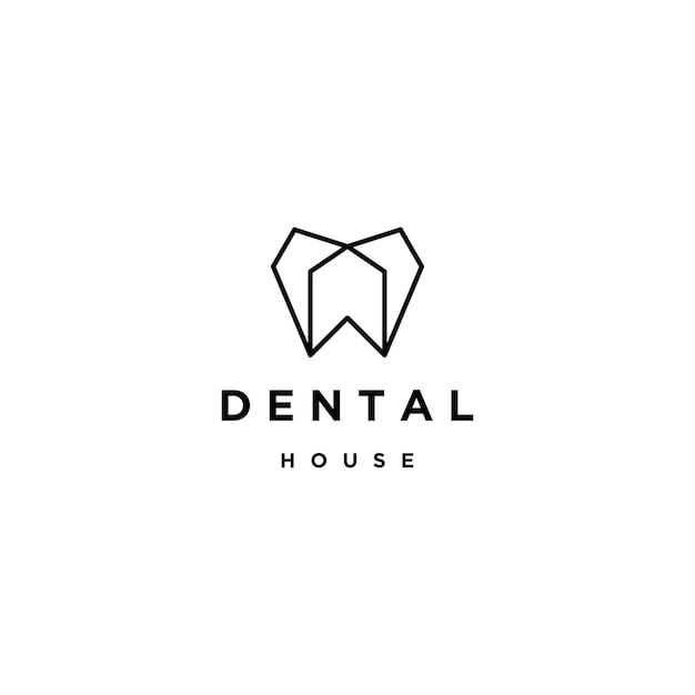 Dental logo icon design template