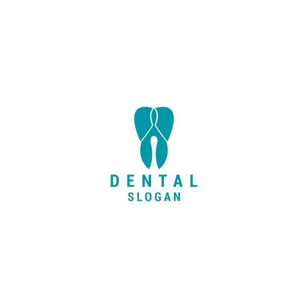 Dental logo icon design template