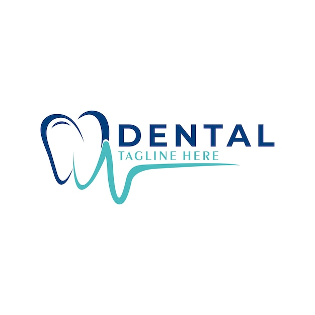 Dental logo icon vector isolated