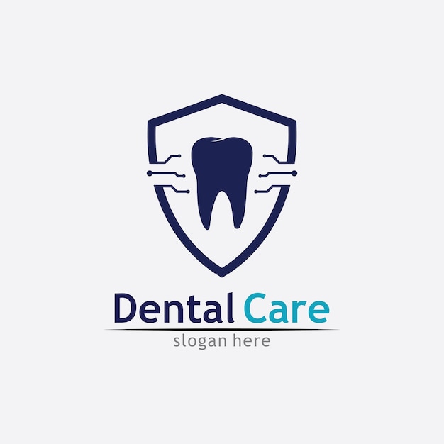 Dental logo Template vector illustration