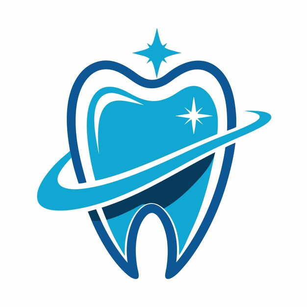 Vector dental logo vector art