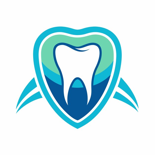 Vector dental logo vector art