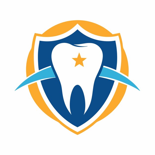 Vector dental logo vector art