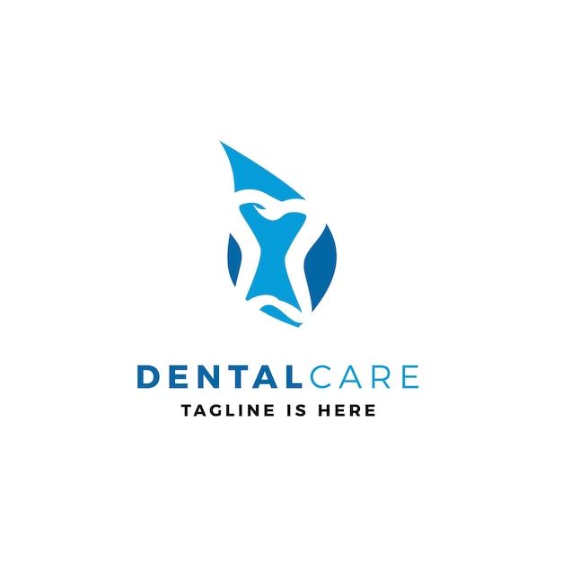 Dental logo vector icon illustration