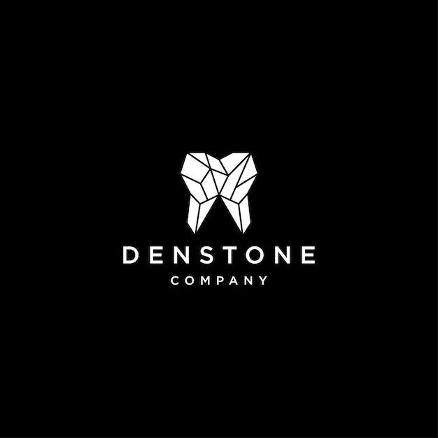 Dental stone logo icon design template