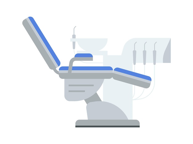 Dentist chair Medical Equipment Vector illustration