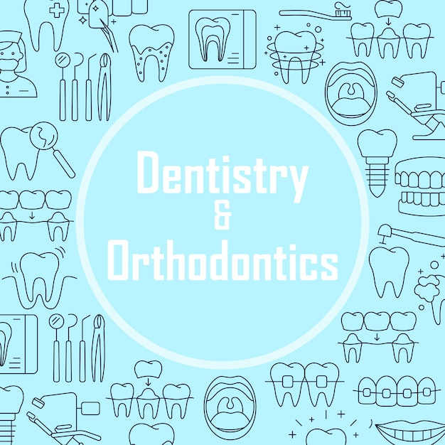 Dentistry and orthodontics banner