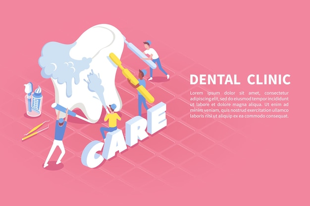 dentistry people tooth illustration