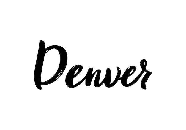 Denver lettering