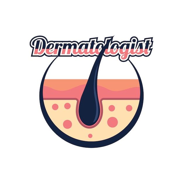 dermatologist logo for doctor or clinic