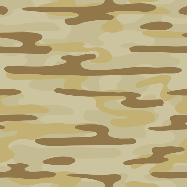 Desert Camouflage Seamless Pattern