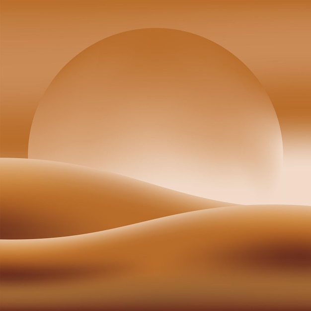 desert fantasy abstract background illustration design