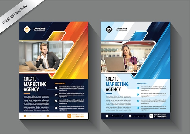 design brochure flyer business template for annual report