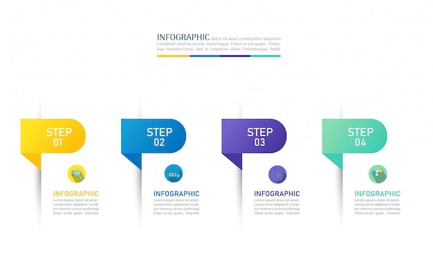 Design Business template options infographic chart element.