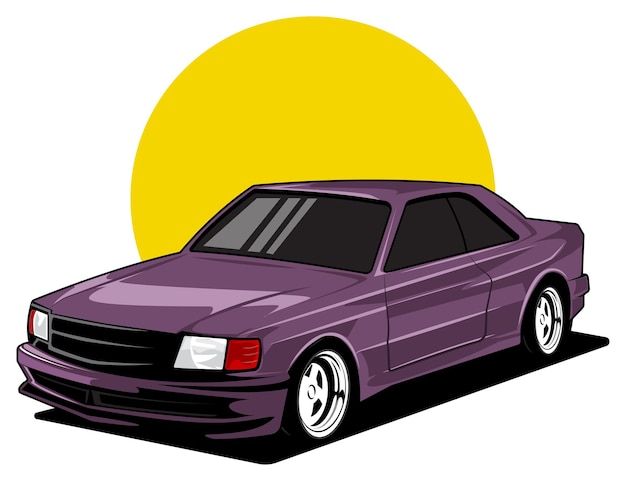 Design car illustration vector graphic xA