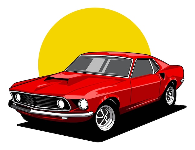 Design car illustration vector graphic xA