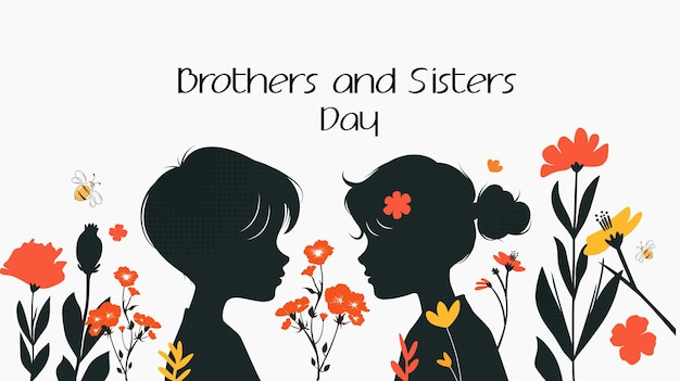 Vector design for celebration of brothers and sisters day may 2nd celebration of brothers and sisters day