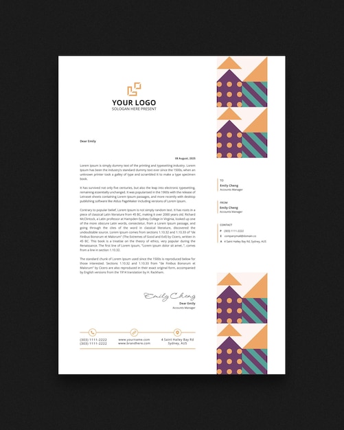 Design Classic Letterhead