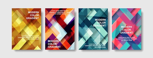 Design color gradient cover background modern and poster minimalist shape