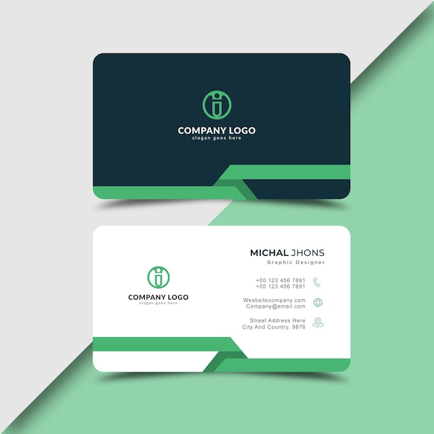 Design corporate business card template