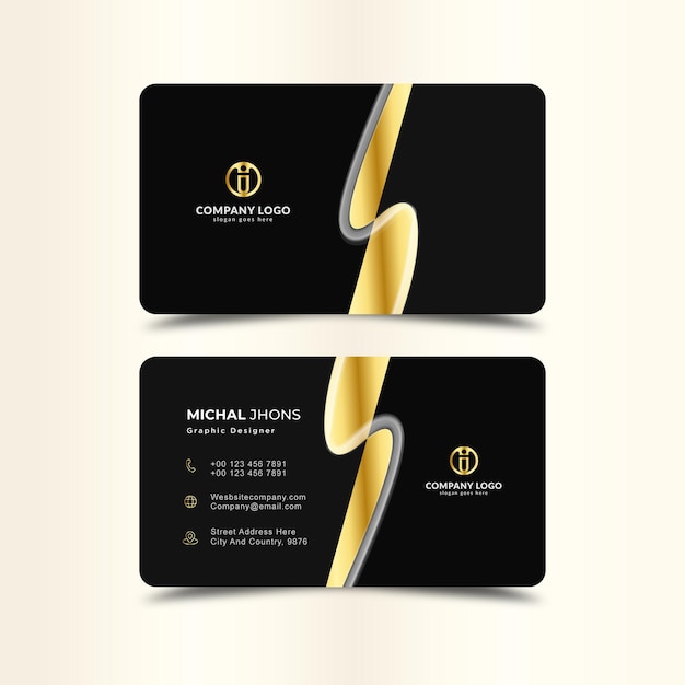 Design corporate business card template