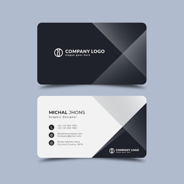 Design corporate business card template