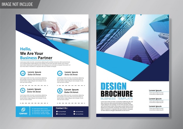 design Cover Flyer and brochure business template for annual report