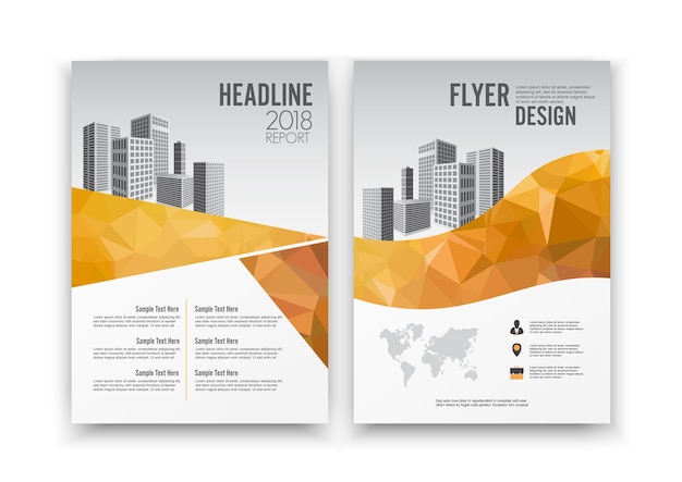 Design cover poster catalog book brochure flyer layout annual report business template.