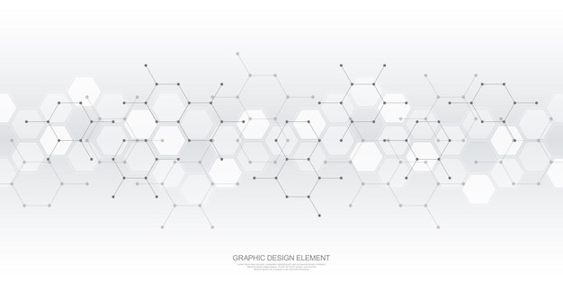 The design element of the hexagonal shape