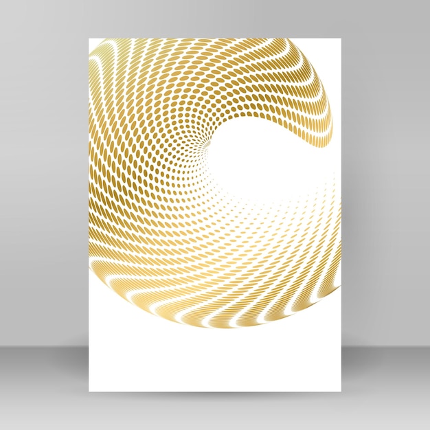 Design elements 3d shell swirl circle elegant form