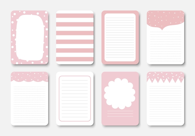 design elements for notebook.