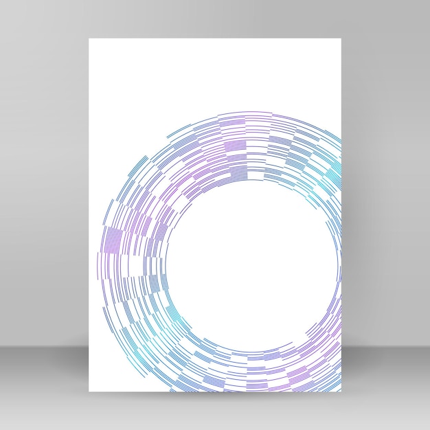 Design elements Ring circle elegant frame border Abstract Circular logo element on white background isolated Creative art