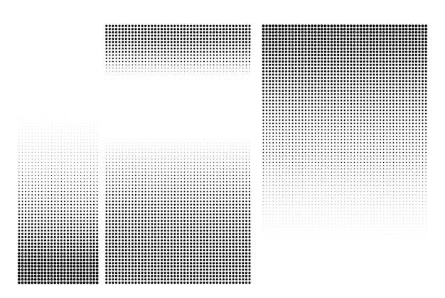 Design elements symbol Editable icon Halftone circle pattern black on white background Vector illustration eps 10 with random dots Dot data graphic form for booklet layout page newsletters banner