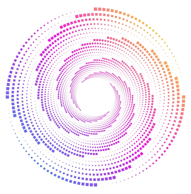 Design elements Wave of many purple lines circle ring Abstract vertical wavy stripes on white background isolated Vector illustration EPS 10 Colorful waves with lines created using Blend Too